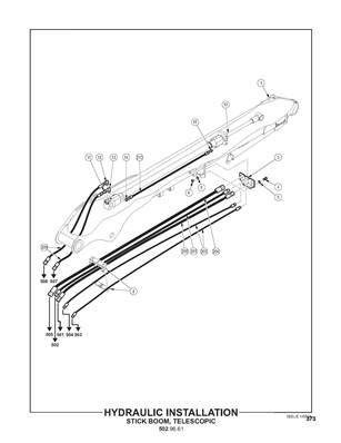 Installation hydraulique, balancier, télescope 5029662
