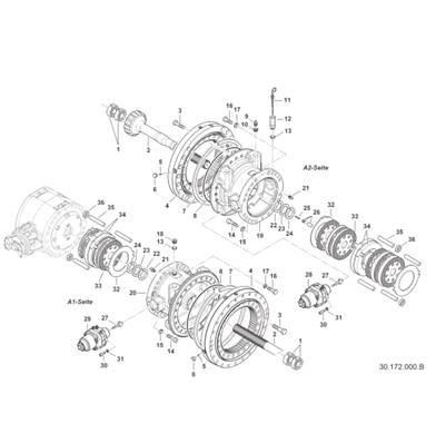 Bogie , assemblage 9991591S2