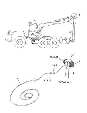 Kit éclairage pour route, montage 9991794