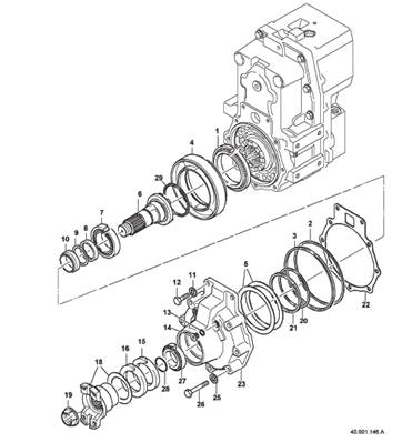 Boîte de transmission, assemblage 99929104