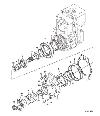 Boîte de transmission, assemblage 99929194