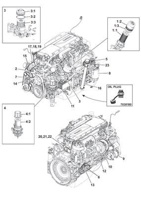 Moteur thermique, assemblage 99929394