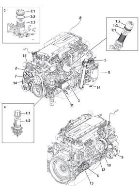 Moteur thermique, assemblage 99929435