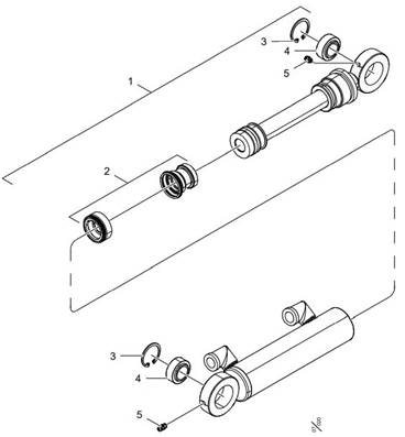 Vérin unité de scie LM017586