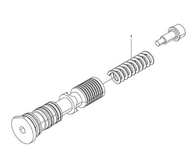 Kit compensateur taille G, ressort K LM620523