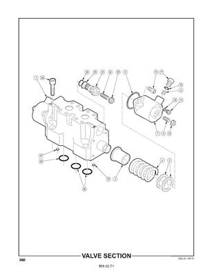 Section de distributeur, oscillation 5110271