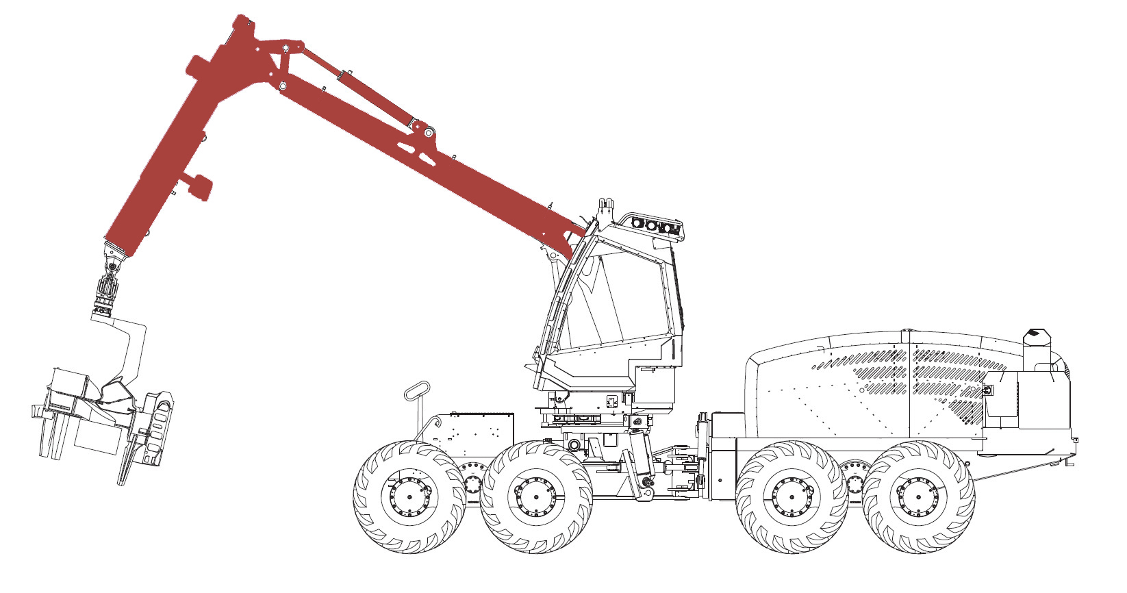 Grue Abatteuse Eco Log 688E  | Cuoq Forest Diffusion