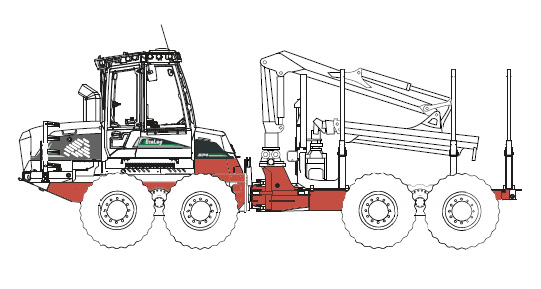 Chassis Porteur Eco Log 594D | Cuoq Forest Diffusion