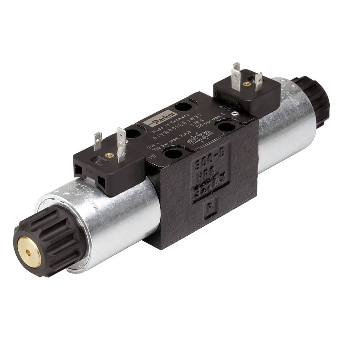 Vanne de commande directionnelle - Série D1VW  Electro 12V Centre OUVERT Parker
