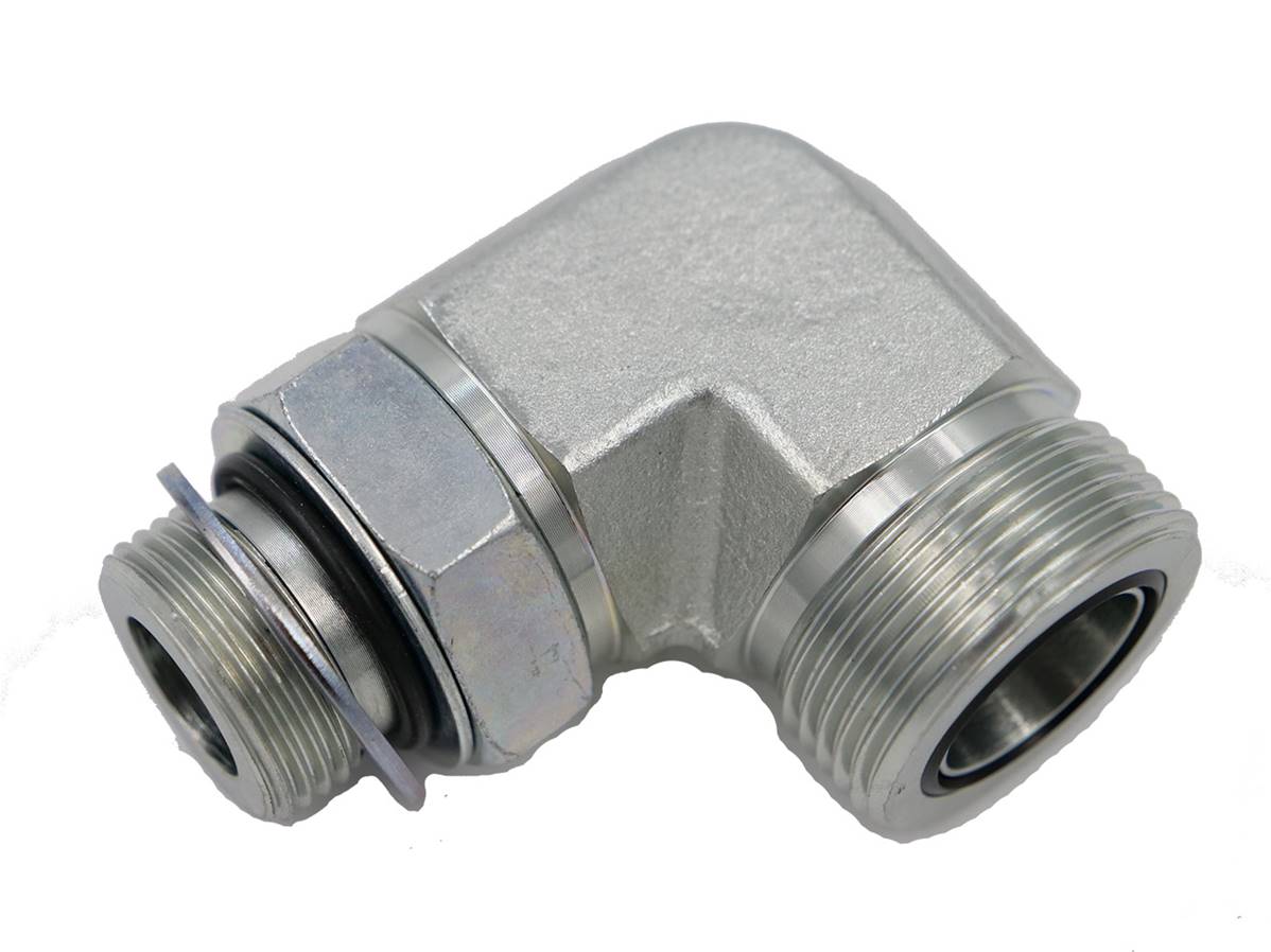 Adapteur mâle ORFS 1 7/16 - mâle BSP ISO 1179 3/4-90° Parker 16-12C4OMLOS