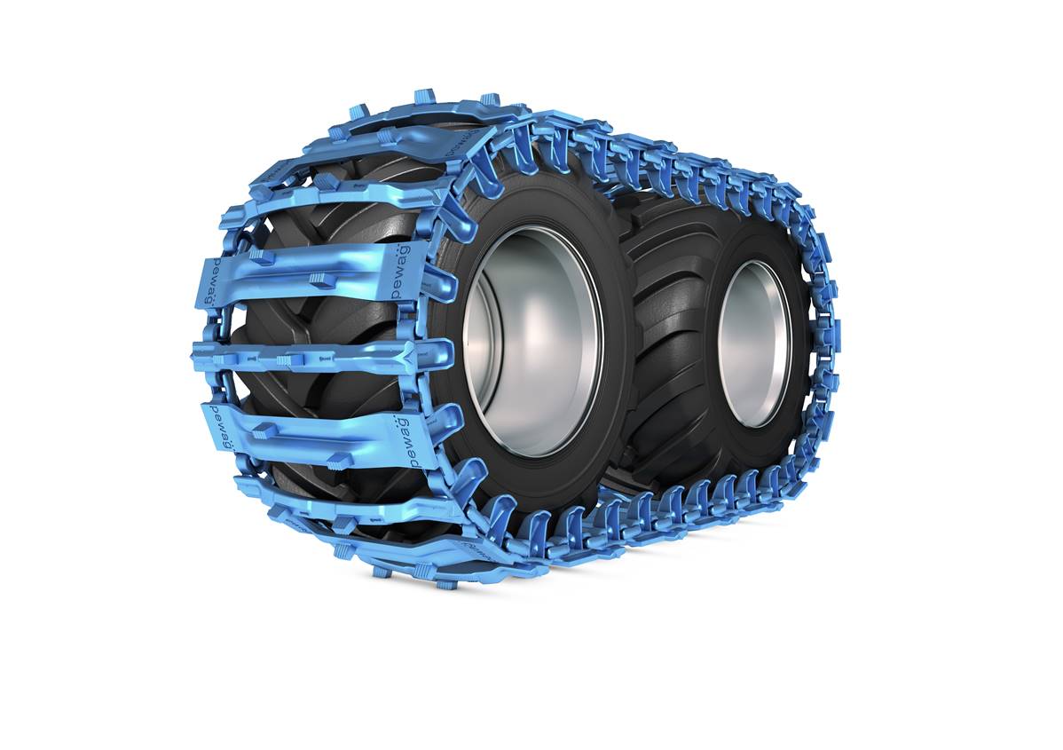 Paire de tracks bluetrack flow perfekt 26mm 1x1 pour 750/55 Pewag 872641X1