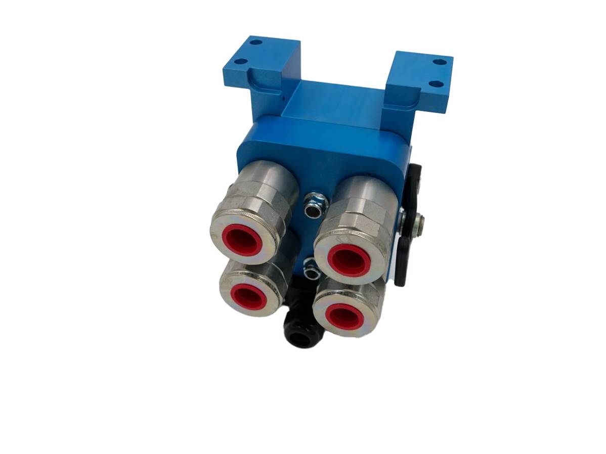 Coupleur mâle hydraulique 4 voies 1/2 - BSP connexion électrique 14 pôles Parker
