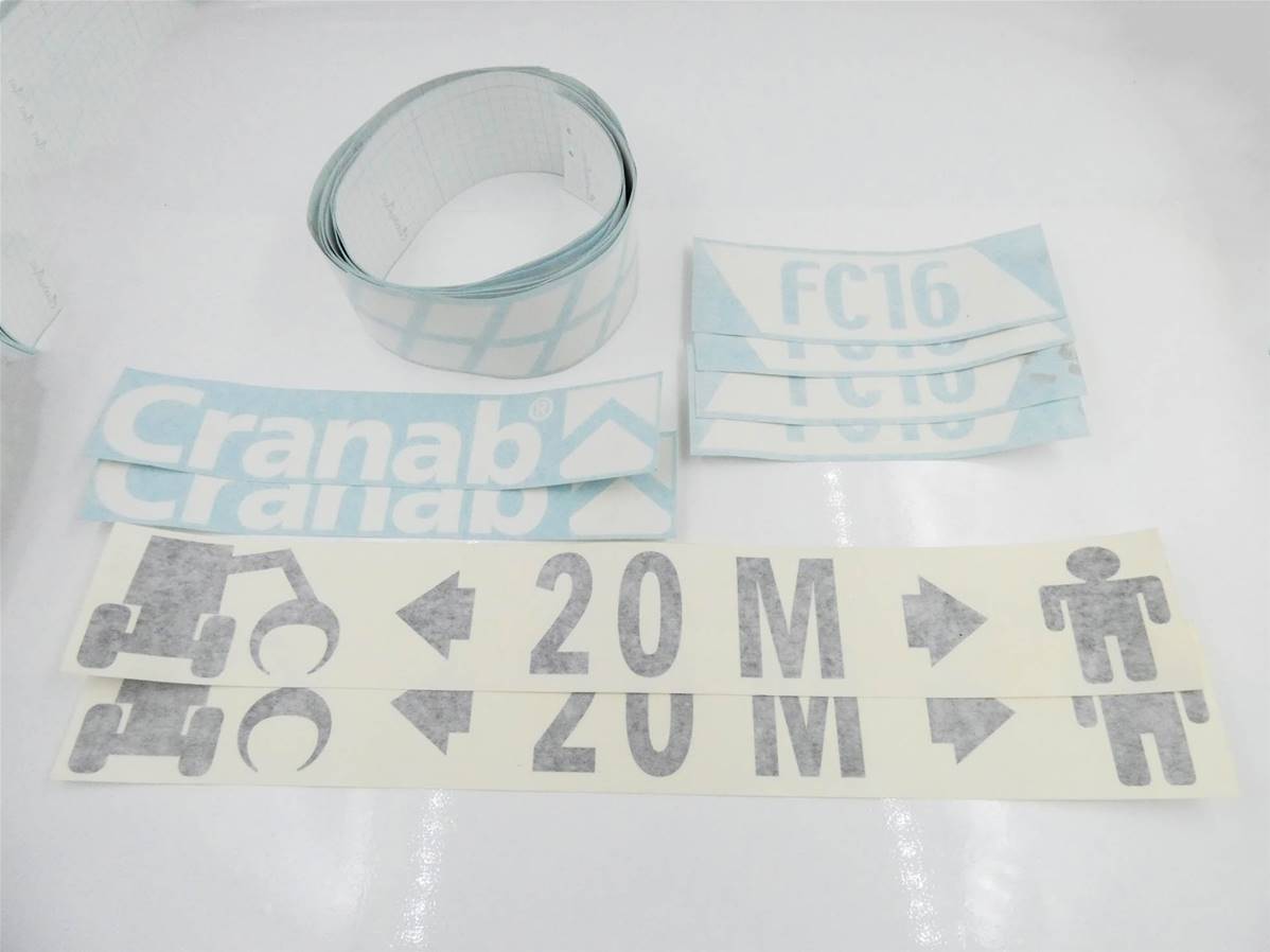 Kit autocollant pour grue CRANAB FC16