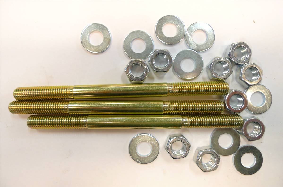 Jeu de 3 tiges filetées de distributeur L=146Mm Log Max RE611311-KIT