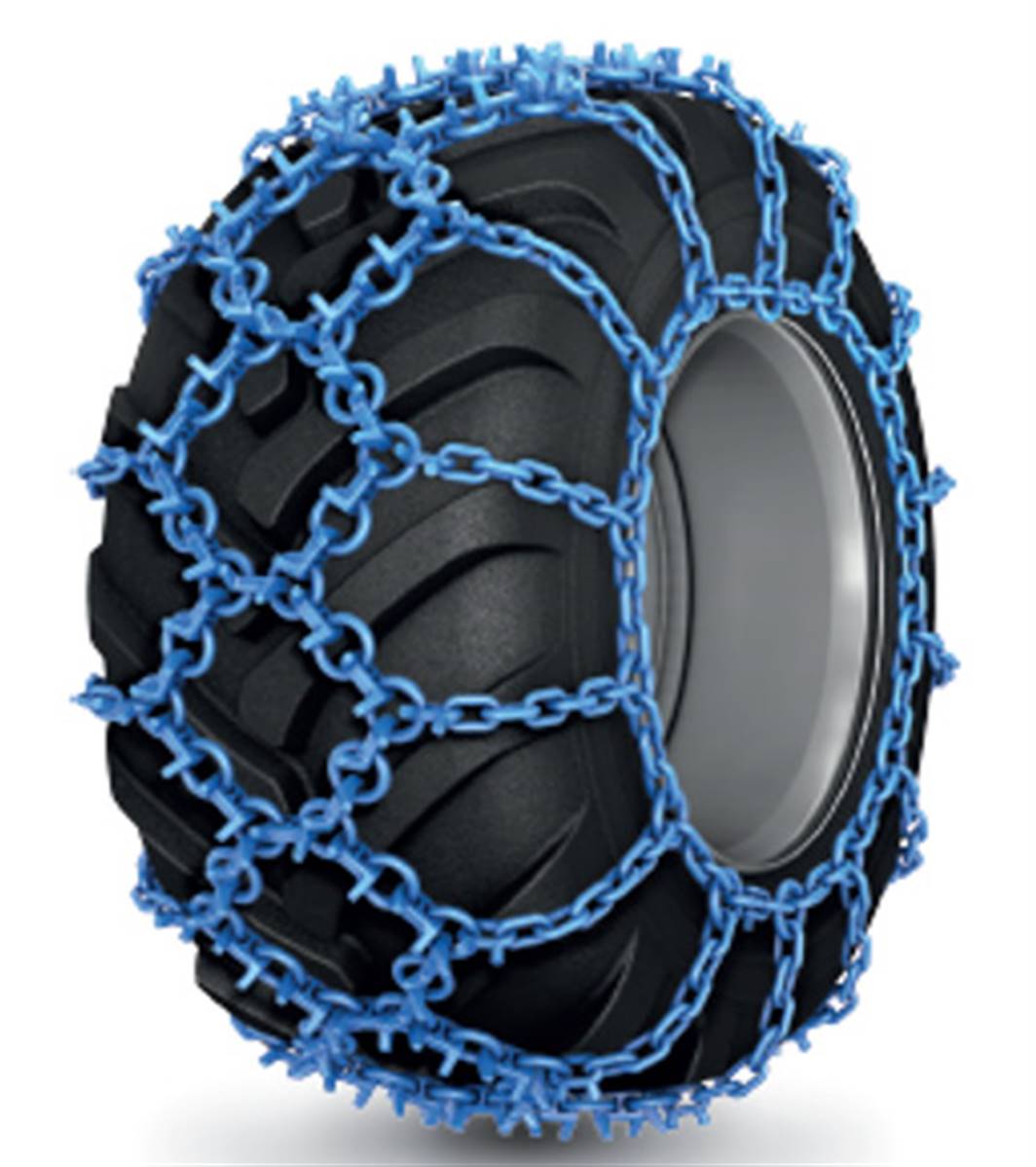 Paire de chaînes simple losange Forstgrip Cross anneaux de 15,2mm Pewag 1606