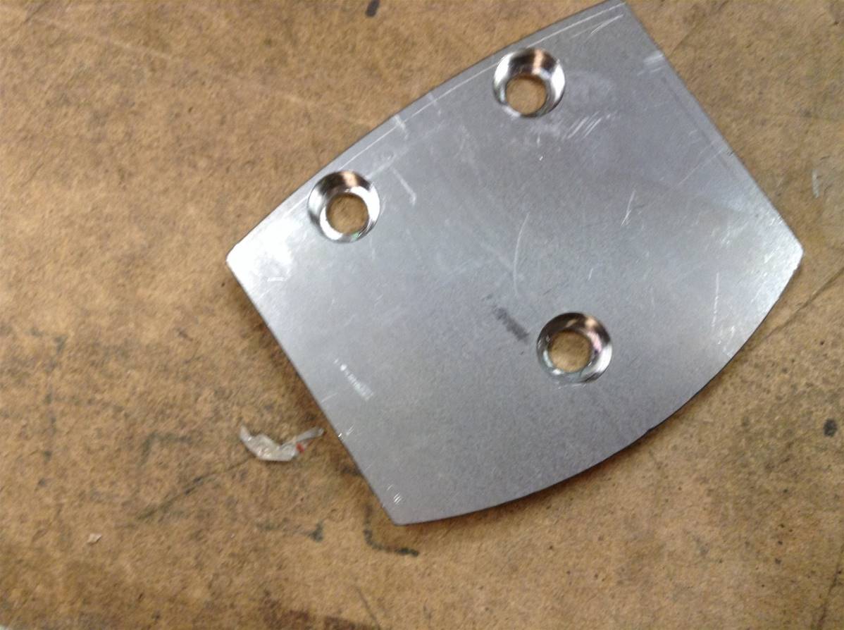 Plaque supérieur de porte-guide LM017892 Log Max RE017889