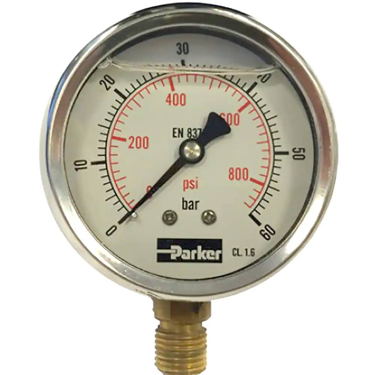 Manomètre panneau Ø63 mm 0 - 100 bars Parker PGF0631100